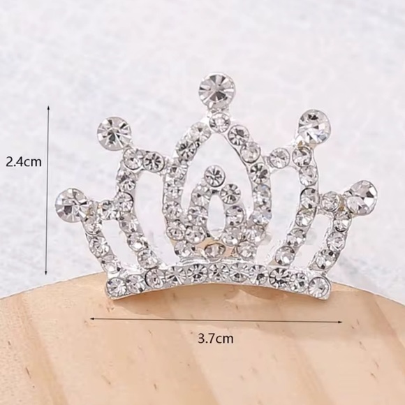Other - Tiara rhinestone, mini hair clip